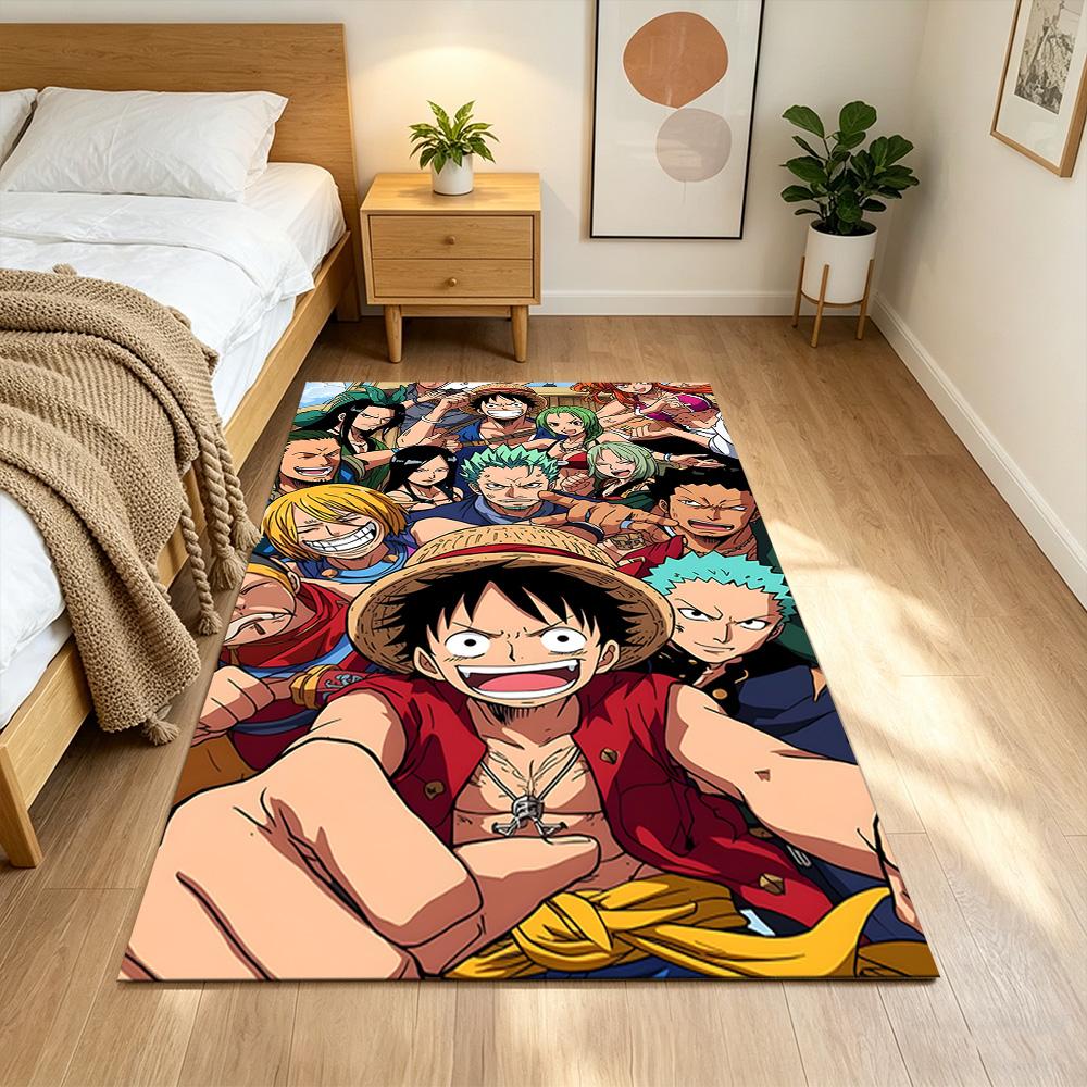 One Piece Adventure Journey Non-Slip Home Carpet Design for Office Decor Living Room Gift