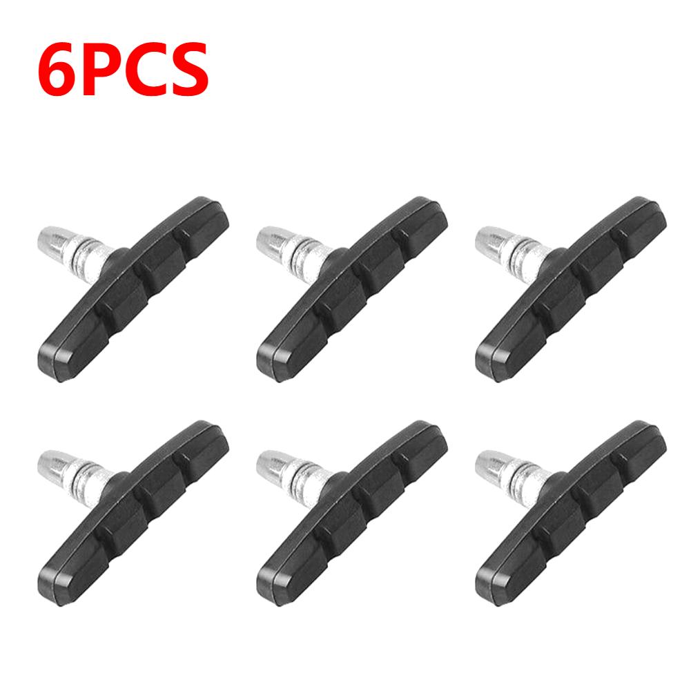2-10PCS MTB Mountain Bike Brake Blocks Set Rubber Bicycle V-brake Shoes Pads Road Riding Cycling Accessories