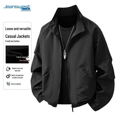 Jeanswest Herren Stehkragen Freizeit Outdoor Jacke