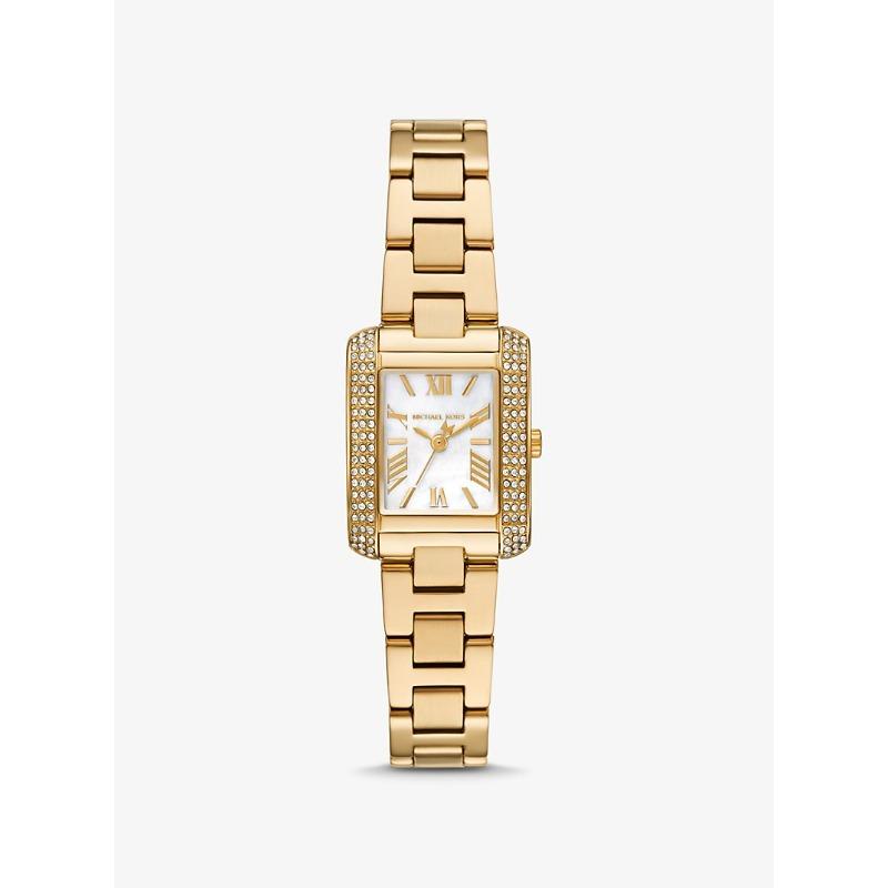 

Мини-часы Michael Kors Emery с паве, золотистого тона, MK4867 золотой