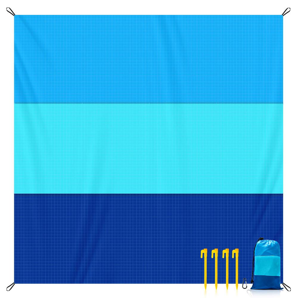 Outdoor Travel Camping Beach Mat All-Season Machine Washable Featuring Lightweight Sand Resistance Perfect for Picnics, Travel