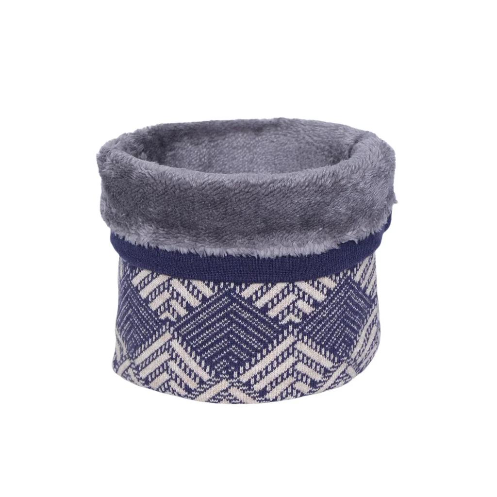 Winter Men Velvet Thickened Scarf Luxury  Cashmere Warm Outdoor Windproof Plaid Neck Cover Couple Knitted Neckerchief