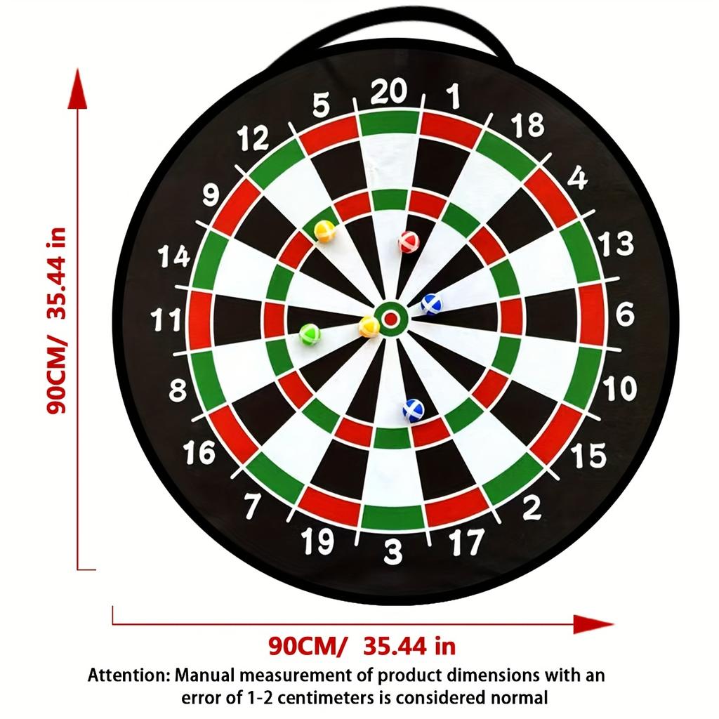 90.02 Cm Super Large Sticky Ball Darts Board Set, Perfect for Friend Gatherings, Party Games, School Multiplayer Competitions