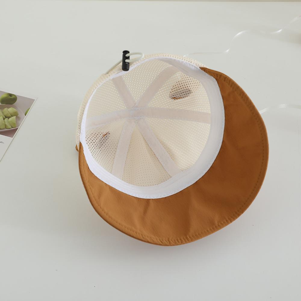 Baby Hat Summer New Mesh Children Bucket Hats For Boys Girls Cute Cartoon Cap Panama Sunhat Outdoor Fishing Hat Fisherman Caps