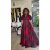 Summer South African Print Dress Evening Dress Elegant Temperament Versatile Dress