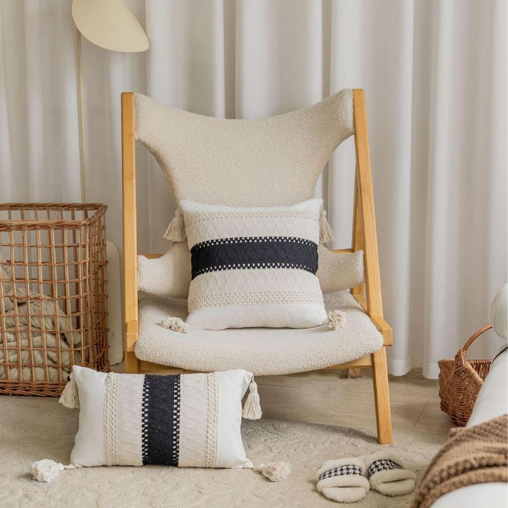 Imanqi Yun Wielokolorowa Żakardowa Poduszka Dekoracyjna na Sofę, Zagłówek Łóżka, Poduszka do Salonu, Krzesło, Samochód (Rdzeń nie jest zawarty).