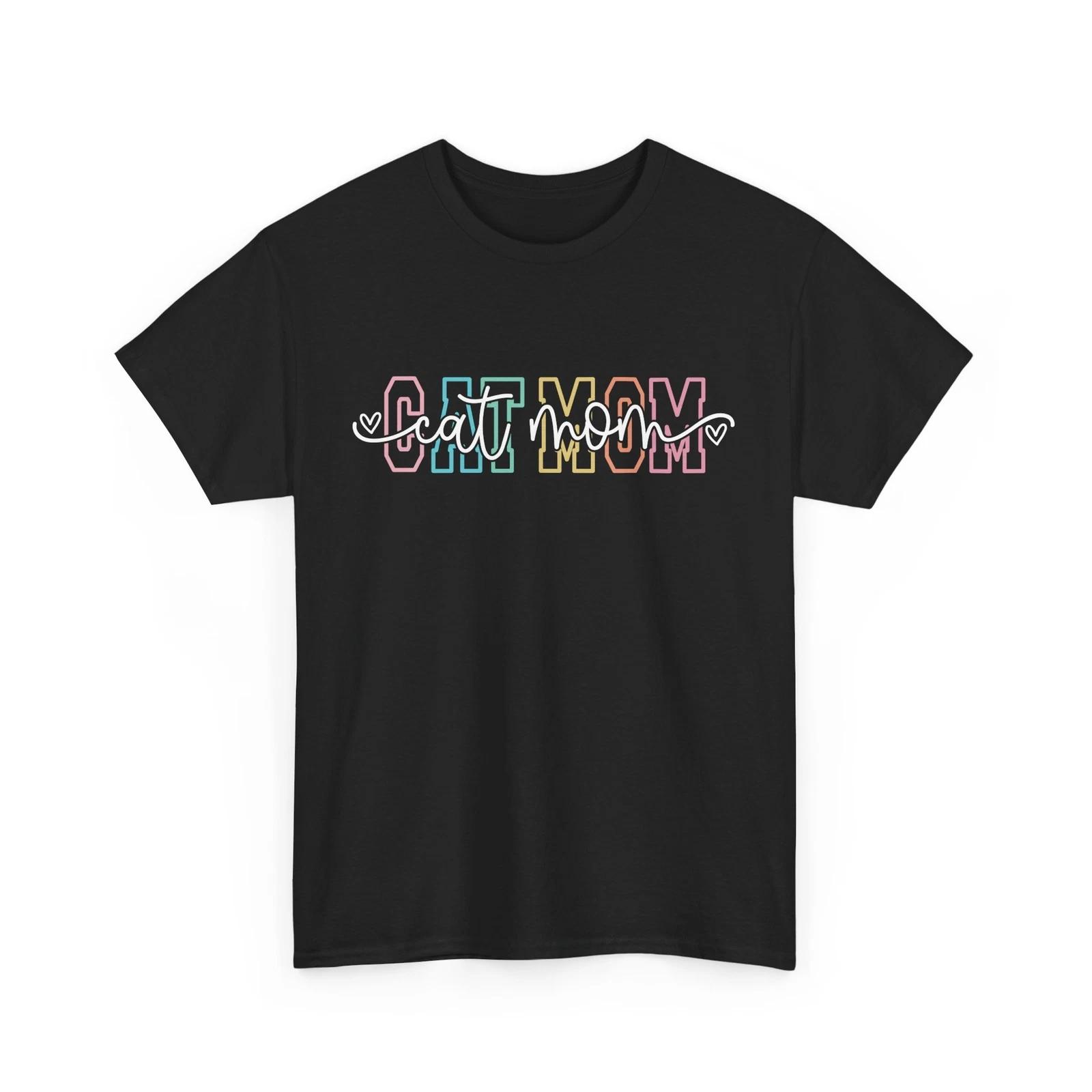 

Cat Print T-Shirt for Women & Men – Cool Funny Cat Graphic Tee S