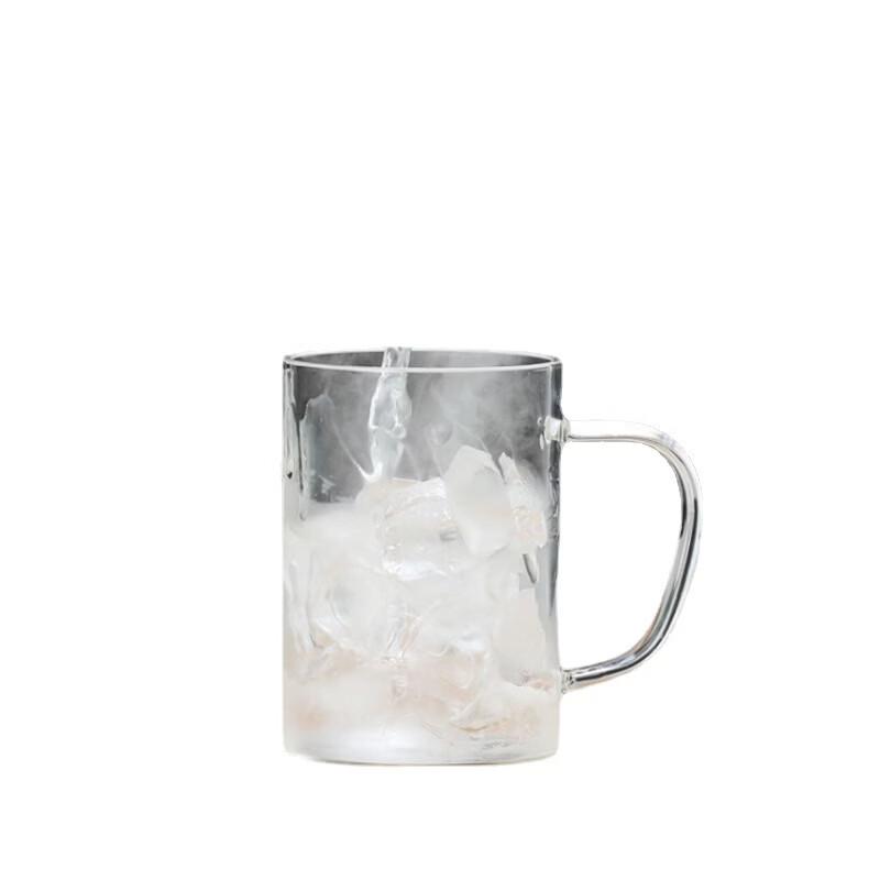 Shangqi Heat-Resistant Glass Mug Set with Gold Stand