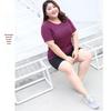 Women's Plus Size Quick-Dry Yoga & Fitness T-Shirt - Short Sleeve, Loose Fit, Summer Activewear