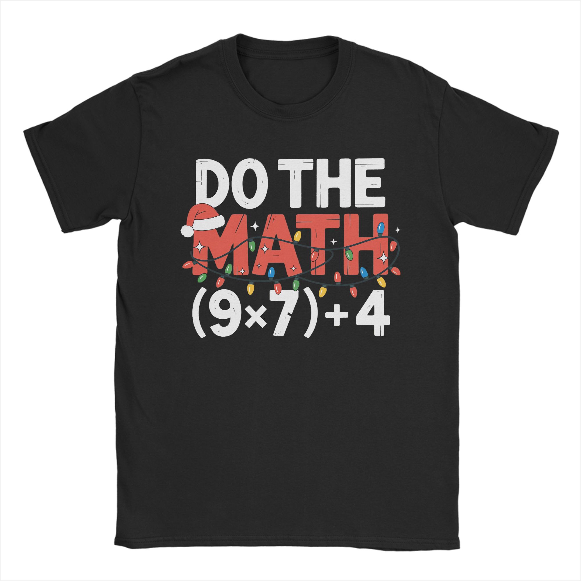 

Do The Math 67 Christmas T-Shirt Summer 100 Cotton T-Shirts For Men Popular Casual Tshirt Short Sleeve Vintage Tops 4XL
