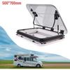 700*500mm Wohnmobil Dachfenster Dachluke mit LED, Wohnmobil Dachluke Dachlüftungsklappe, Wohnmobil Camper Dachlüftung