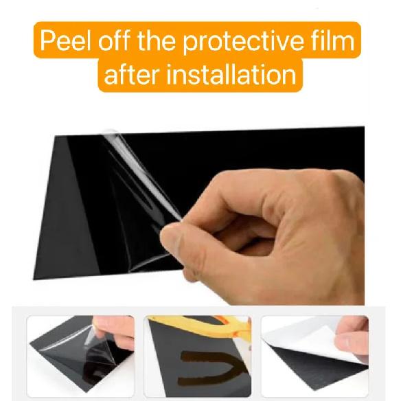 Fit For BMW 3 Series G20 G21   - Silvery Carbon Glossy Black Column B C Pillars Post Window Cover Trim Sticker