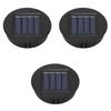 1-4PCS 8CM Solar Light Replacement Top 1.2V Waterproof LED Solar Panel Lantern Lid Light Solar Lantern Top Outdoor Decor Garden