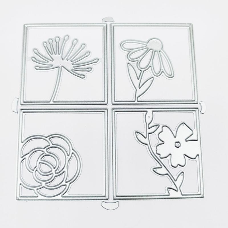 Rose Flower Metal Cutting Dies DIY Craft Carbon Steel Embossing Template Stencil Scrapbooking for Card Die Cuts Mold