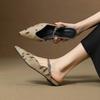 Fashion 2025 NEW Women Shoes Pointed Toe Flats Slippers Sexy New Sandals Elegant 2025 Summer Party Shoes Fashion Woman Shoes