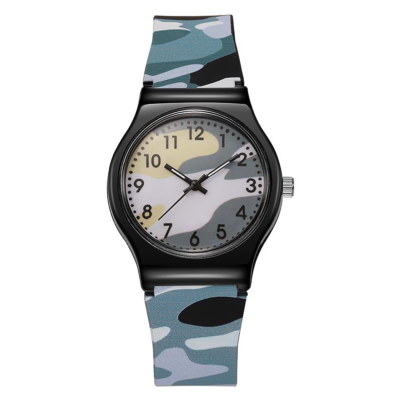 

New Children s Watch Sports Camo Digital Boys Girls Primary Secondary School Students Fashion Quartz Clock Watches gift сірий