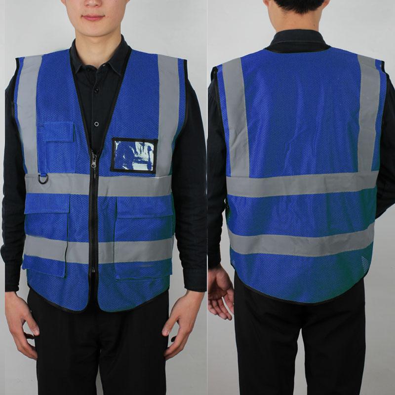 Breathable Mesh Reflective Safety Vest for Inspection, Construction, Riding, and Gardening