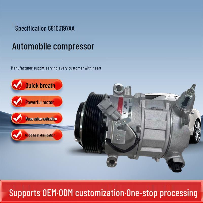 Automotive A/C Intercooler Compressor for Jeep Cherokee 200 Saloon 2.4L – Part 68103197AA