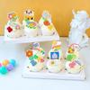 Sushi Cartoon Cupcake Toppers & Ice Cream Flag Picks for Happy Birthday Desserts