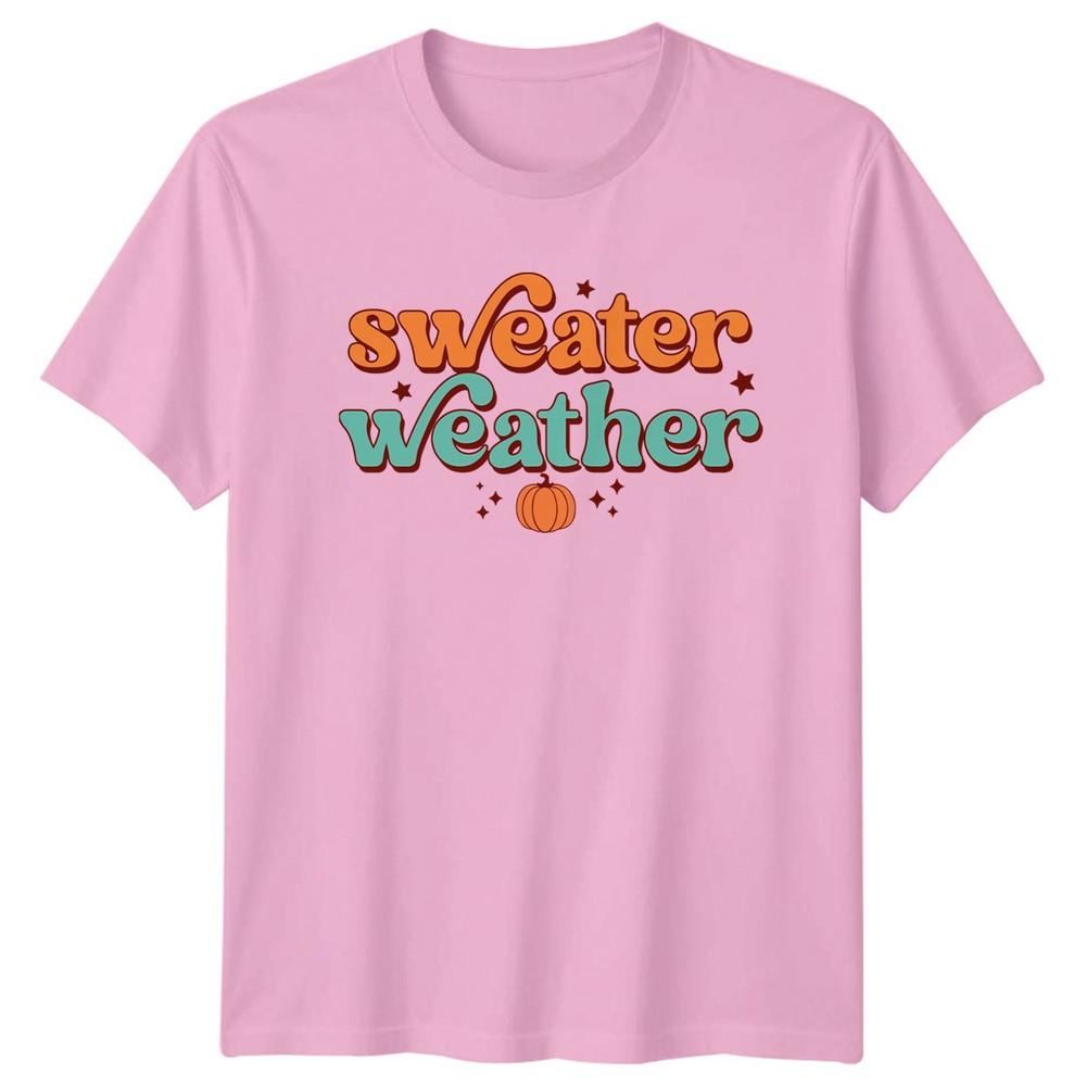 Pullover-Wetter T-Shirt Groovy Kürbis Herbsternte Thanksgiving
