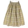 Beauty Products ICHI Antiquites Made In Japan Check Pattern Long Length Flare Skirt Women Used