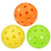 Livify plus Perforated Baseball Training Balls, 72mm, for Batting Practice, Set of 30, Soft and Lightweight for Indoor Use (Orange)