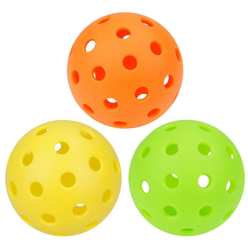 Livify plus Perforated Baseball Training Balls, 72mm, for Batting Practice, Set of 30, Soft and Lightweight for Indoor Use (Orange)
