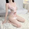 Sexy Fairy Pink Onesie Anime Loli Cosplay Swimsuit Cute Print Seduction High Fork
