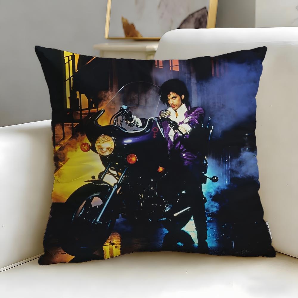 classic singer Prince Cushion Cover Soft & Easy-Wash Pillow Case – Versatile for Couch, Bed, Travel and Office