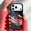 Flag American USA Flag Phone Case for iPhone 17 16 15 14 13 Pro Max Back Cover for 12 11 Pro Coque