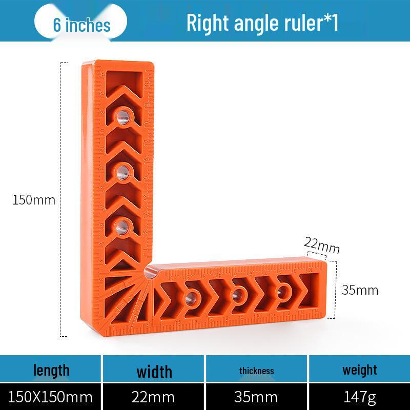 L-Shaped 90° Right Angle Locator for Stone & Woodworking