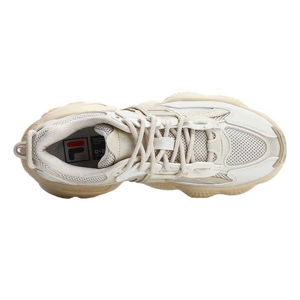 FILA Ladder Fabric Synthetic Leather TPU Sports Comfort Low-Top Casual Shoes Women Casual Shoes Off-White F12W322101FWA