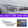 For GOLF 8 MK8     Car Exterior Headlight Anti-scratch Front Lamp Tint TPU Protective Film Repair Accessories