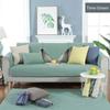 Solid Color Striped Cotton Sofa Cushion Four Seasons Non-Slip Bay Window Cushion Sofa Cover Seat Cushion Sofa Cover
