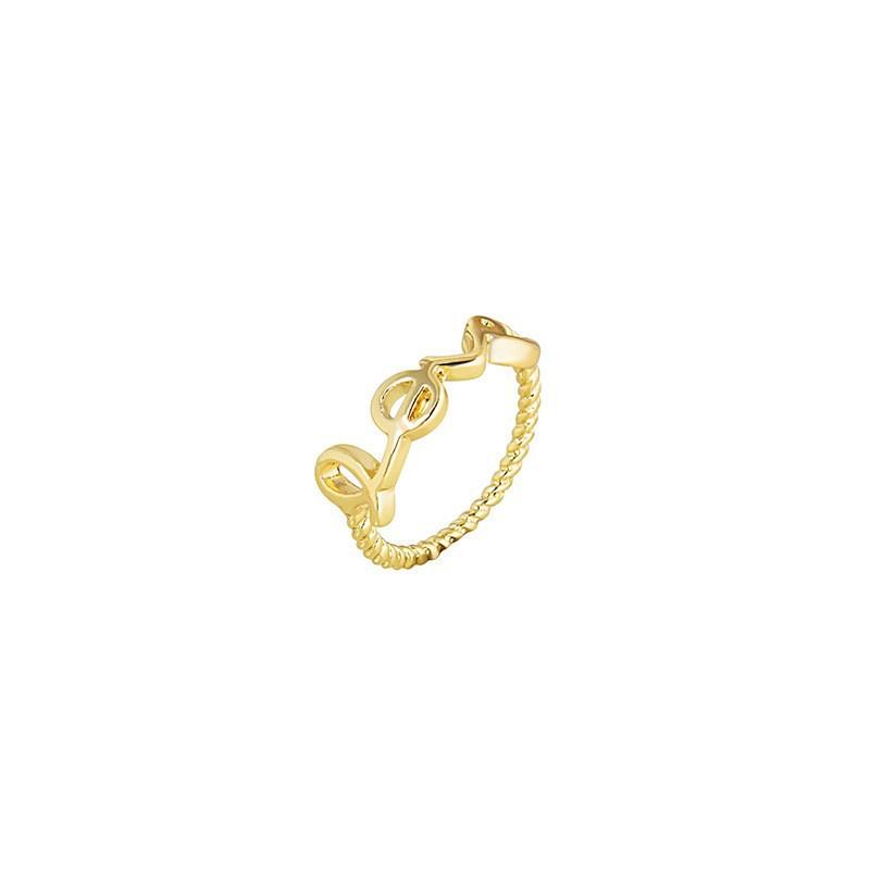 Japanese And Korean Creative Cartoon Open Ring Natal Rabbit Ring Love Like Butterfly Snake High Sense Ring