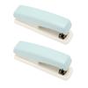 2PCS   Stapler Prevent Slip Portable Stable   Ergonomic School Stapler for Students