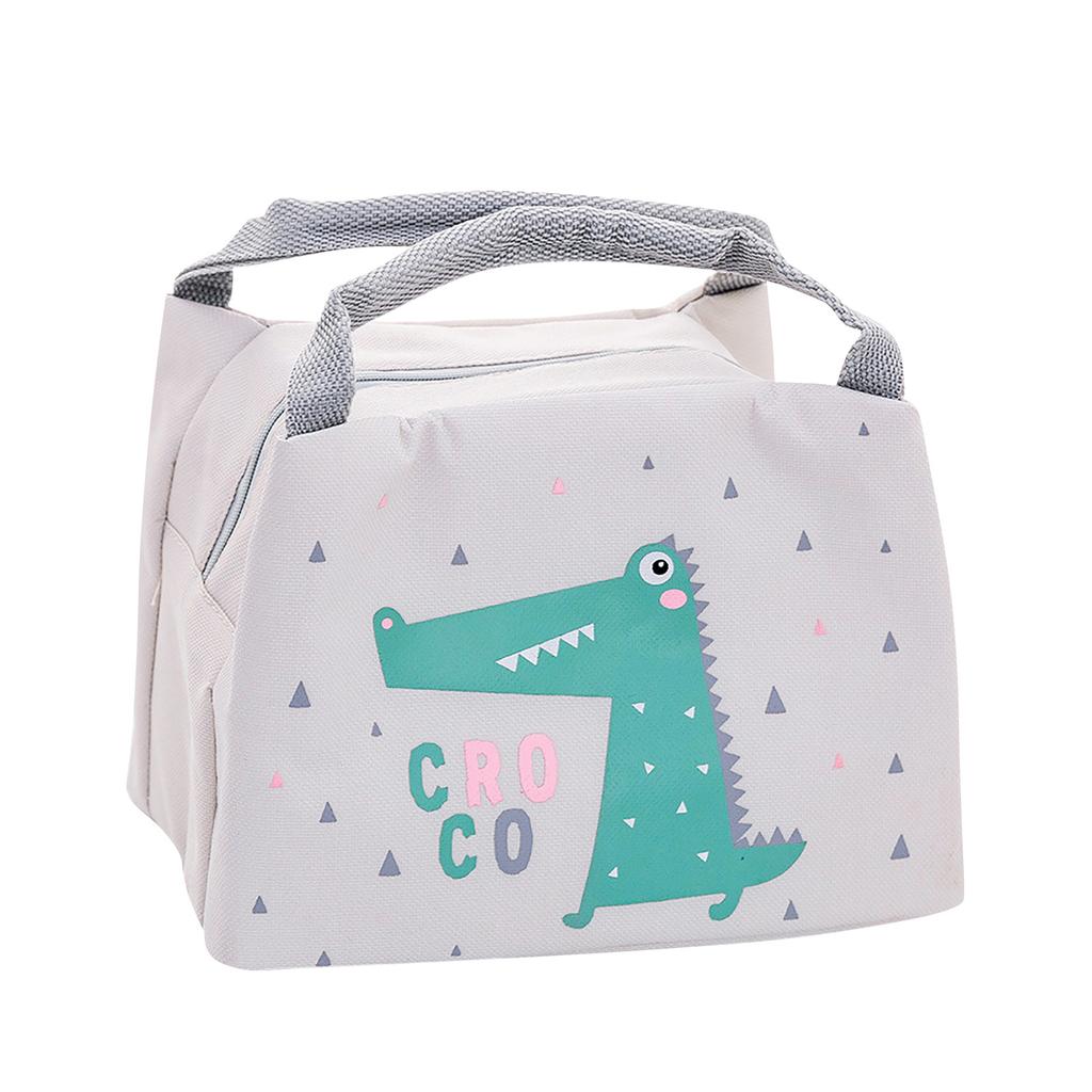 Fashion Portable Cartoon Lunch Food Fresh Pouch Picnic Drink Cold Handbag