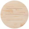 Table Top White Ø80x2.5 cm Solid Pine Wood