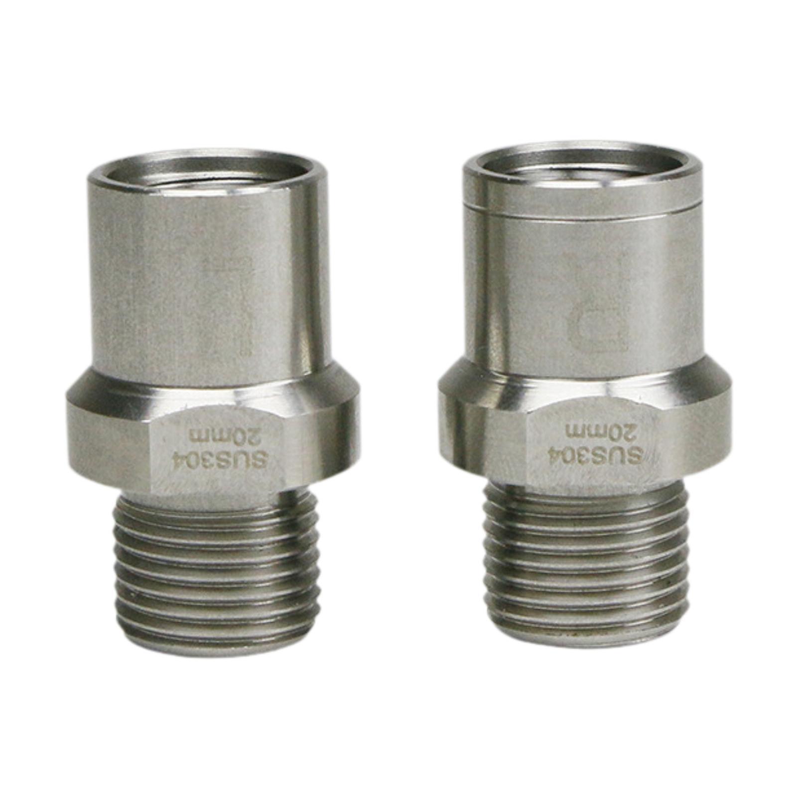 2 Pieces Bike Pedal Extenders Extension Parts Extends Pedal Distance 20mm