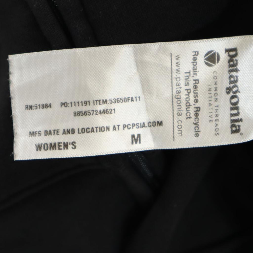 Patagonia Long Sleeve Zip Hoodie M Black Outdoor 53650FA11 Men's Used