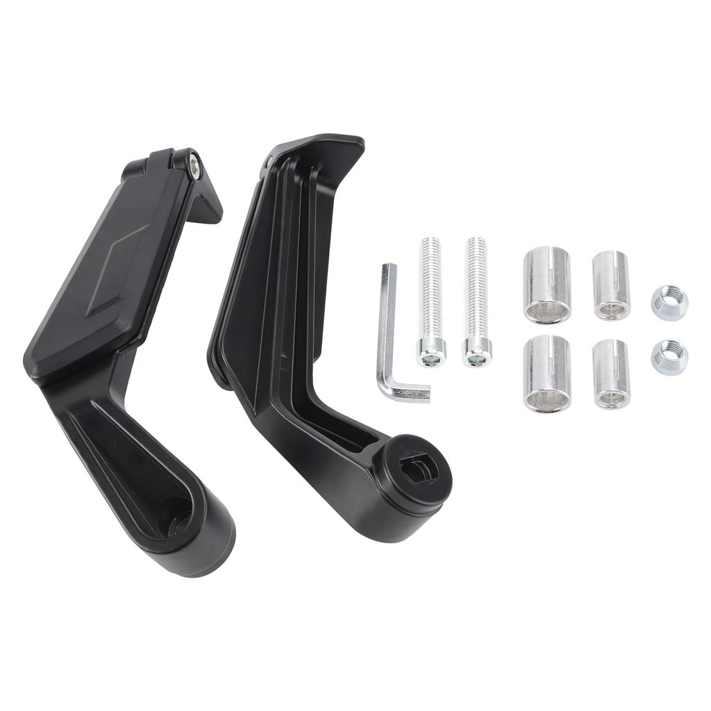 Handle Bar End Lever Protector with Folding Mirrors Set Motorcycle Universal