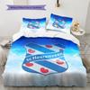 SC Heerenveen  Pattern Bedding Quilt Set  Home Decoration  Gift (1 * Duvet Cover + 2 * Pillowcase  Without Core)