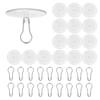 100pcs Christmas Hanging Ornaments Sticky Ceiling Hooks Self Adhesive Suction Cup  for Wedding