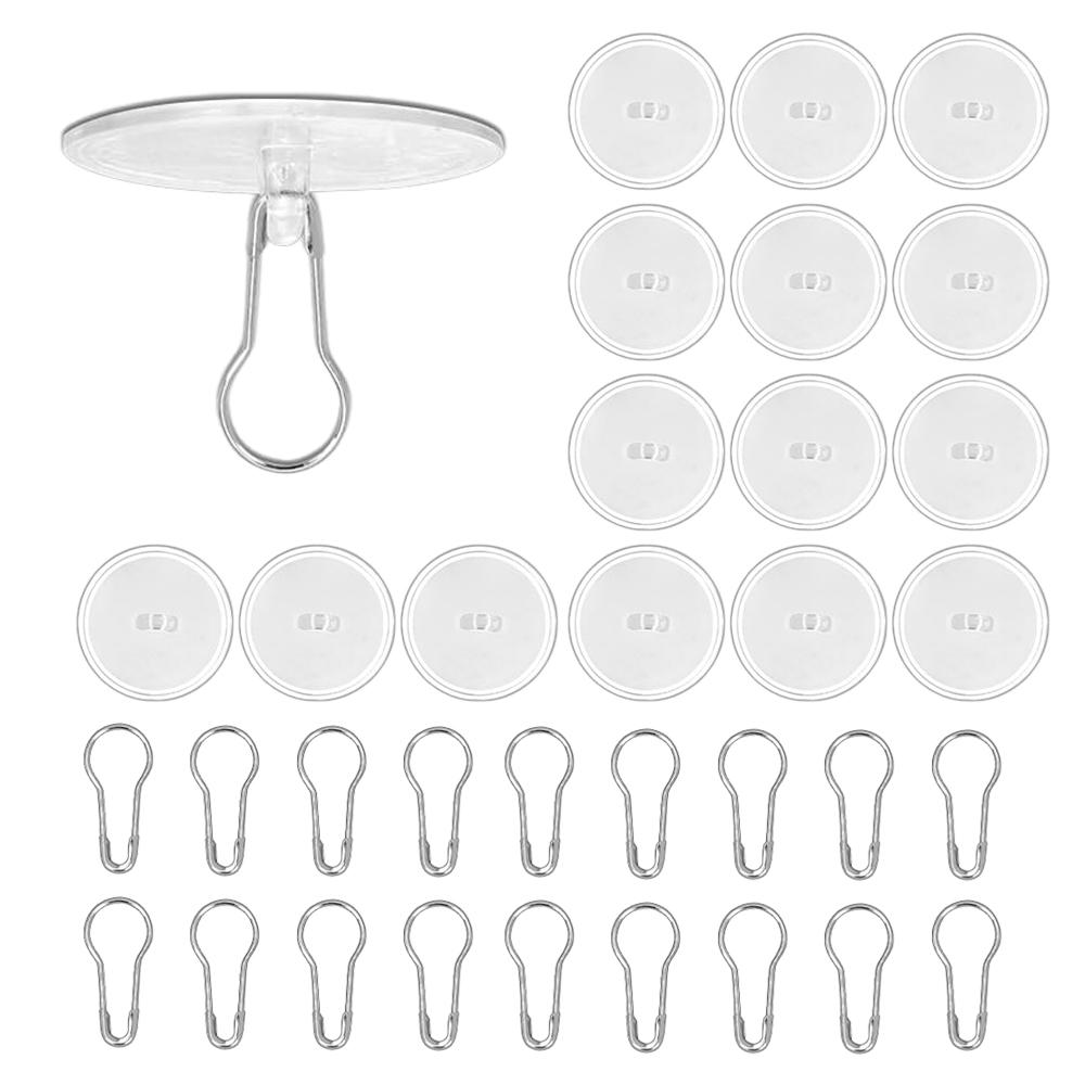 100pcs Christmas Hanging Ornaments Sticky Ceiling Hooks Self Adhesive Suction Cup  for Wedding