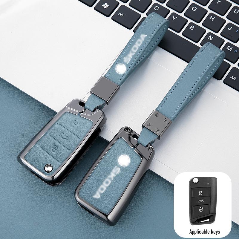 Skoda Key Cover for 23 Models: Octavia, Rapid, Superb, Fabia, Karoq, Spaceback, Hao Rui, Kodiaq, Kamiq