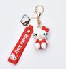 New Creative Cartoon Pendant Cute Silicone Doll Couple's Keychain Bag Pendant for Girlfriend's Birthday Gift
