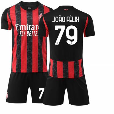 2025-26 AC Milan Home Jersey #10 Leão #14 Modrić Football Jerseys