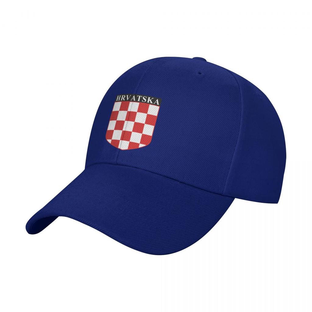 Croatian Grb Version XXI Hrvatska Baseball Cap Sunscreen New In Hat Golf Sun Cap Men's Luxury Women's