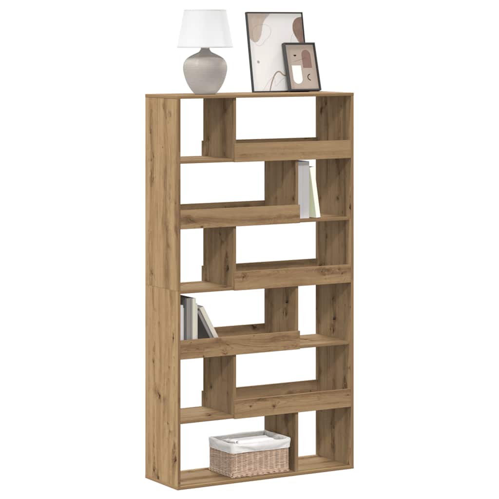 Bookshelf Artisan Oak 100 X 33 X 187.5 Cm Engineered Wood