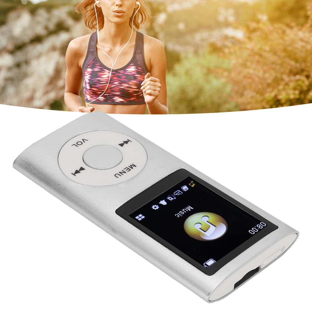 MP3 Player Stylish Multifunctional Lossless Sound Slim 1.8 Inch LCD Screen Portable MP3 Music Player